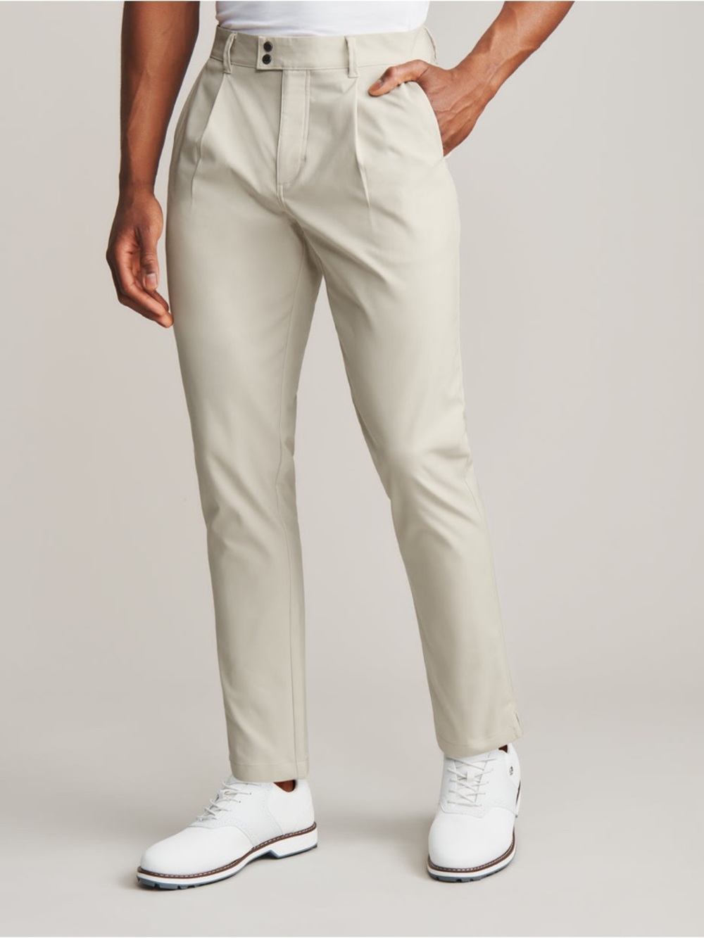 Rhône Golf Tour Trousers - Sandstone 32/32